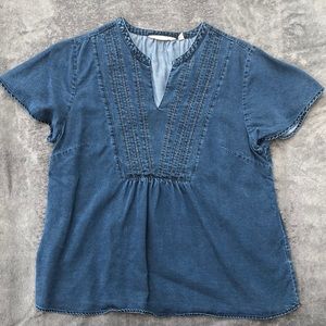 Soft surrounding blue shirt